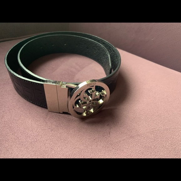 Brand new Beautiful designer black belt by guess